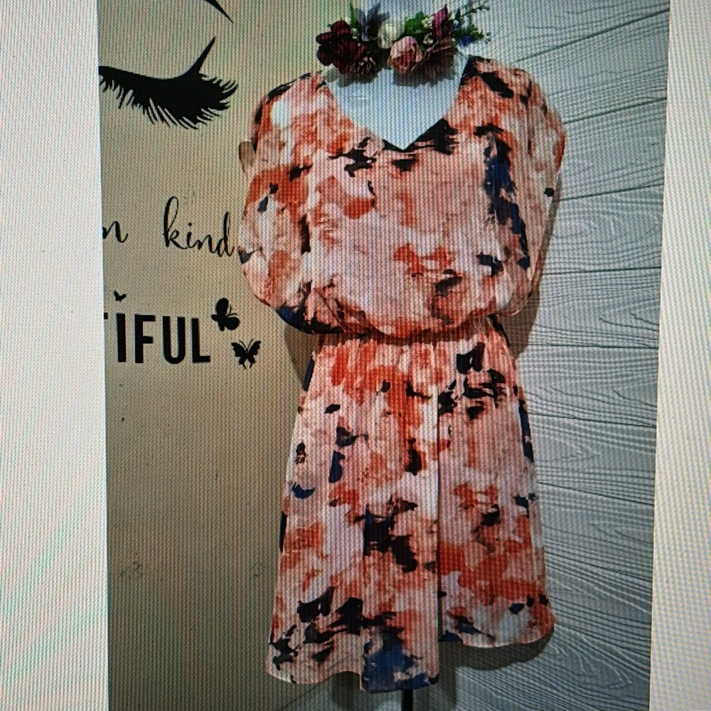 IZ Byer Floral Dress